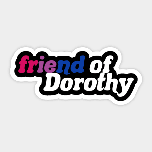 Friend of Dorothy - Bisexual Pride Sticker